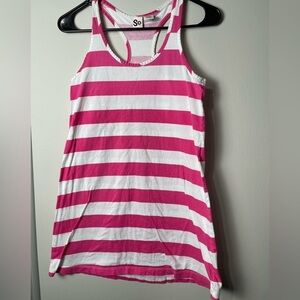 SO Junior's Striped Tank Swimsuit Coverup